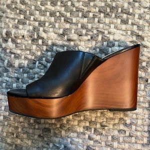 Jessica Simpson Black Wedge